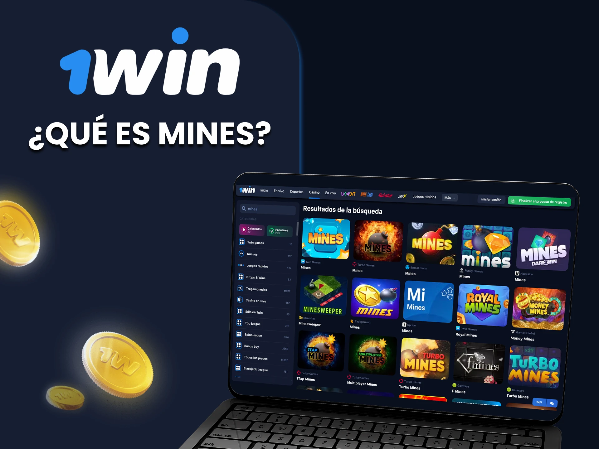 Te contamos todo sobre los juegos de Mines de 1win.