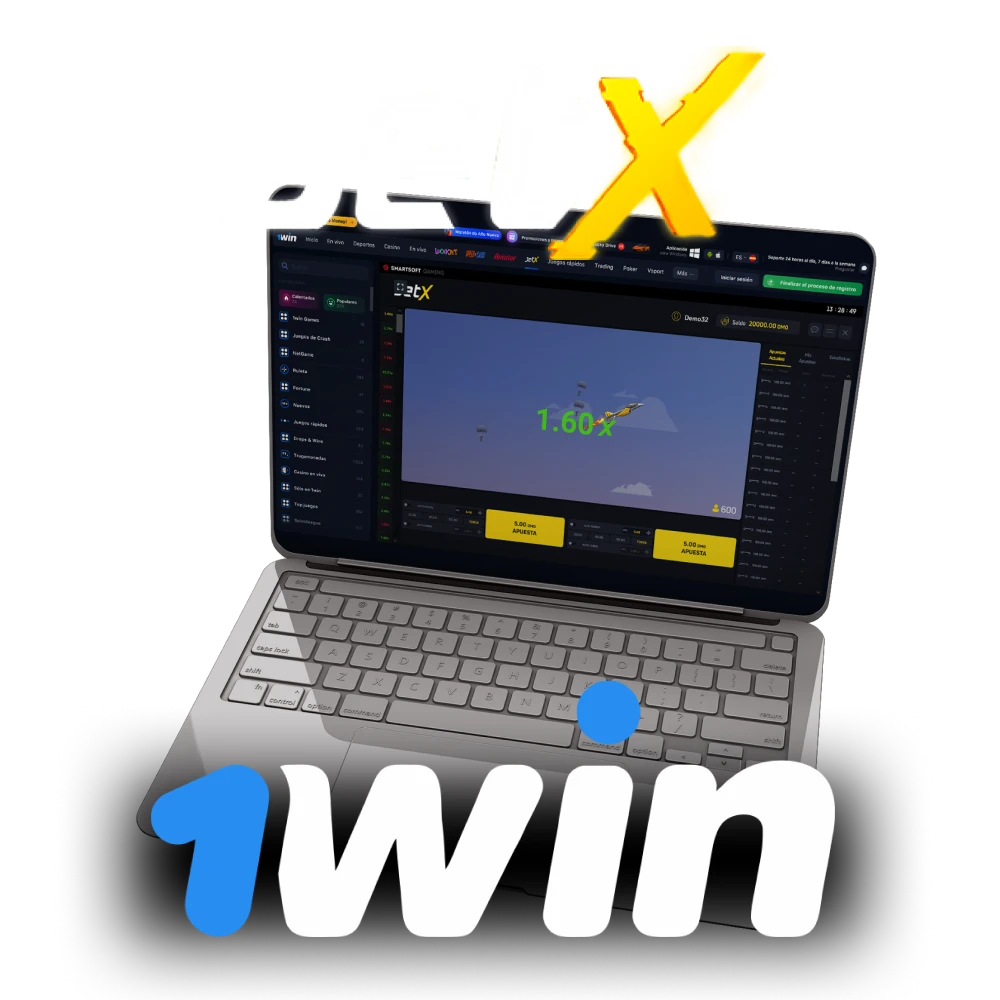 Juega a JetX 1win en el sitio oficial en Chile.